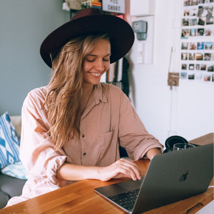 Girl on Laptop